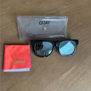 Quay Tortoiseshell Sunglasses with Case